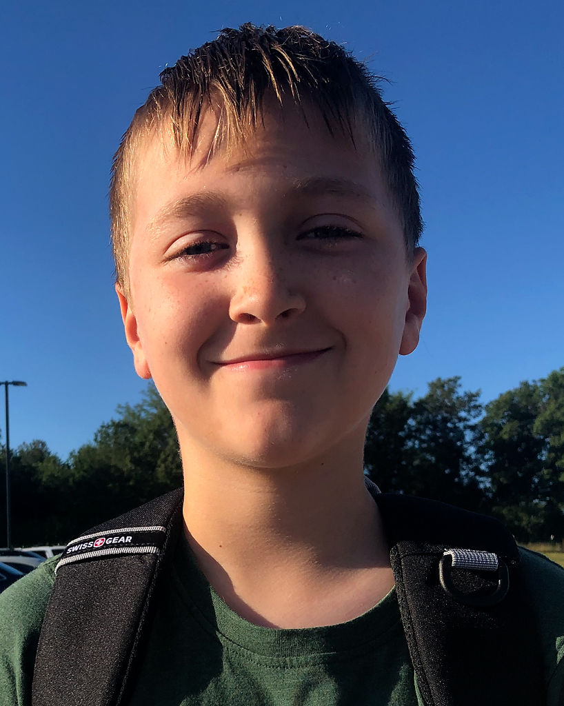Asher Marshman, 11, Cedar Ridge Elementary School, fifth grade